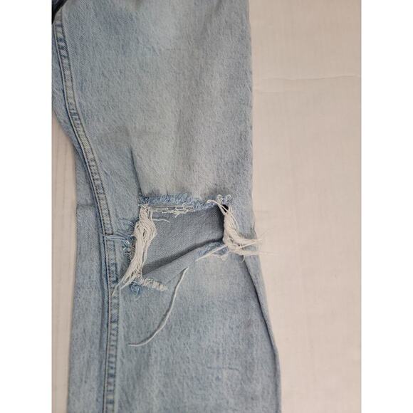 Abercrombie & Fitch Jeans Womens 24 Short The Dad High Rise Straight Button Fly - Picture 5 of 12